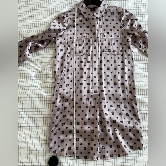 Club Monaco 100% Silk Tunic Dress - Picture 8 of 9